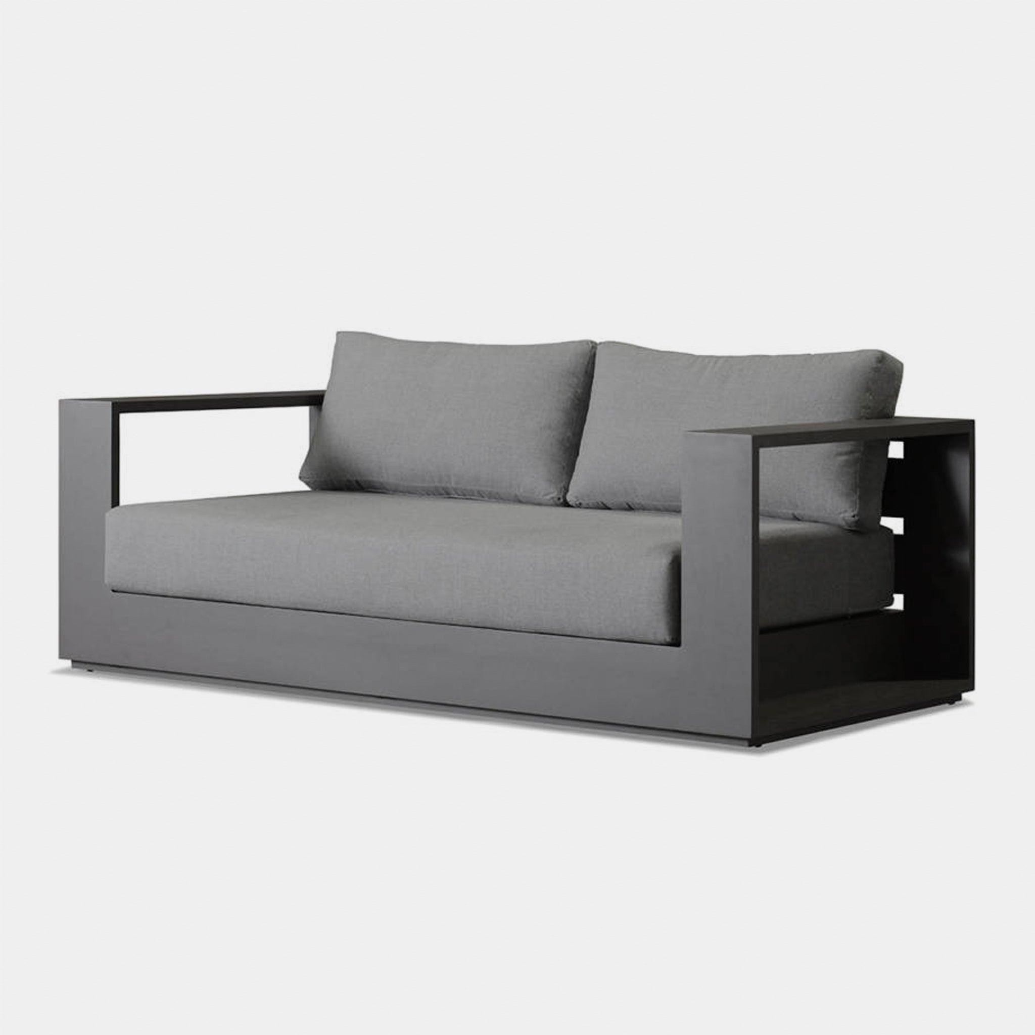 Harbour Hayman 2 Seat Sofa - Aluminum Asteroid, Siesta Indigo, Batyline Silver