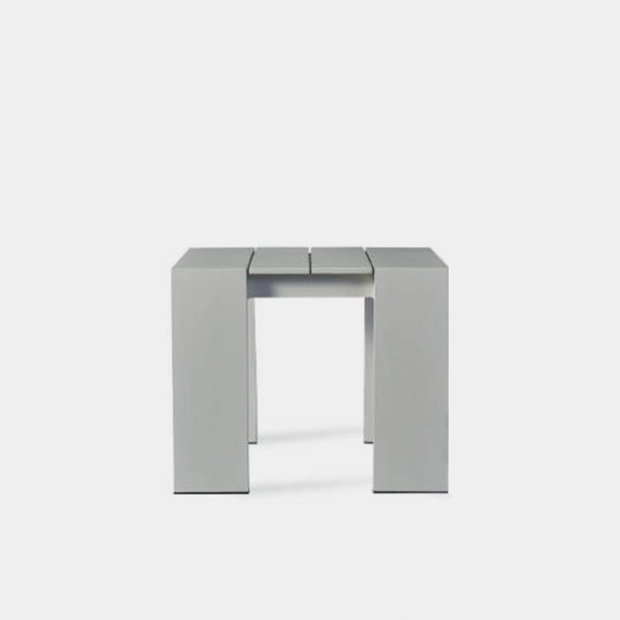 Harbour Hayman Side Table Square - Aluminum Asteroid