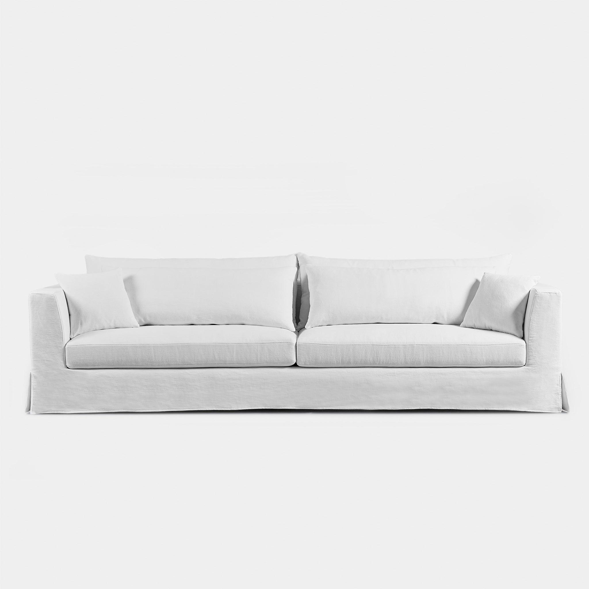 Harbour Kos 3.5 Seat Sofa - Harbour Belgian Linen Cement