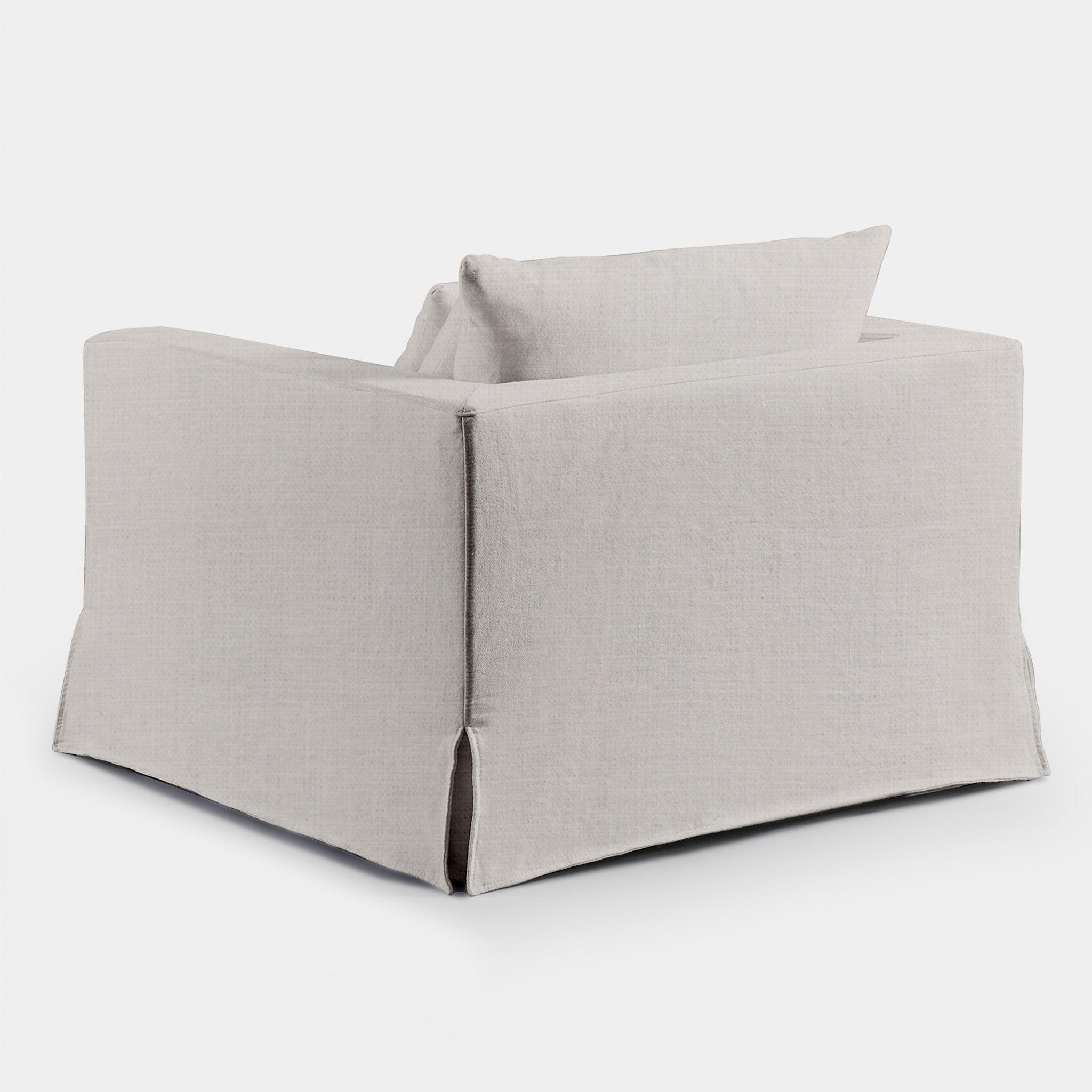 Harbour Kos Lounge Chair - Harbour Belgian Linen Cement