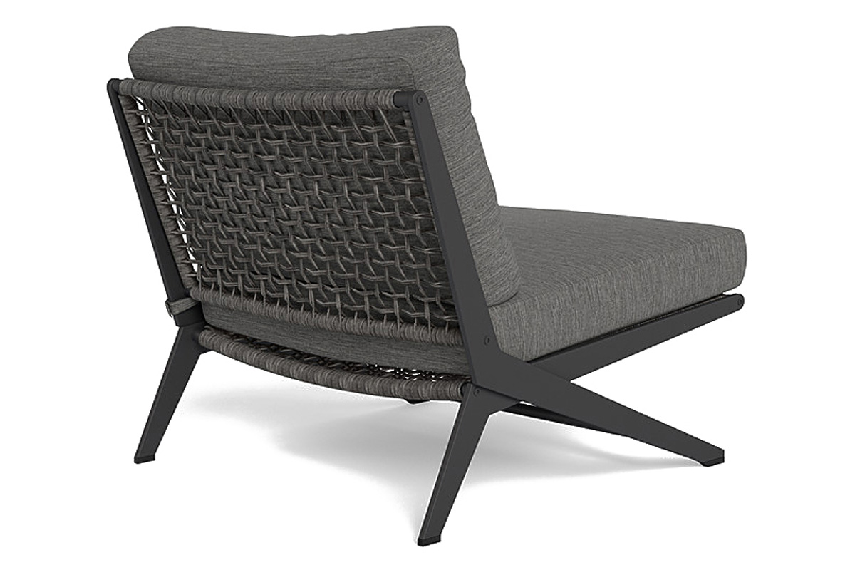 Harbour Loop Easy Chair - Aluminum Asteroid, Lisos Grafito