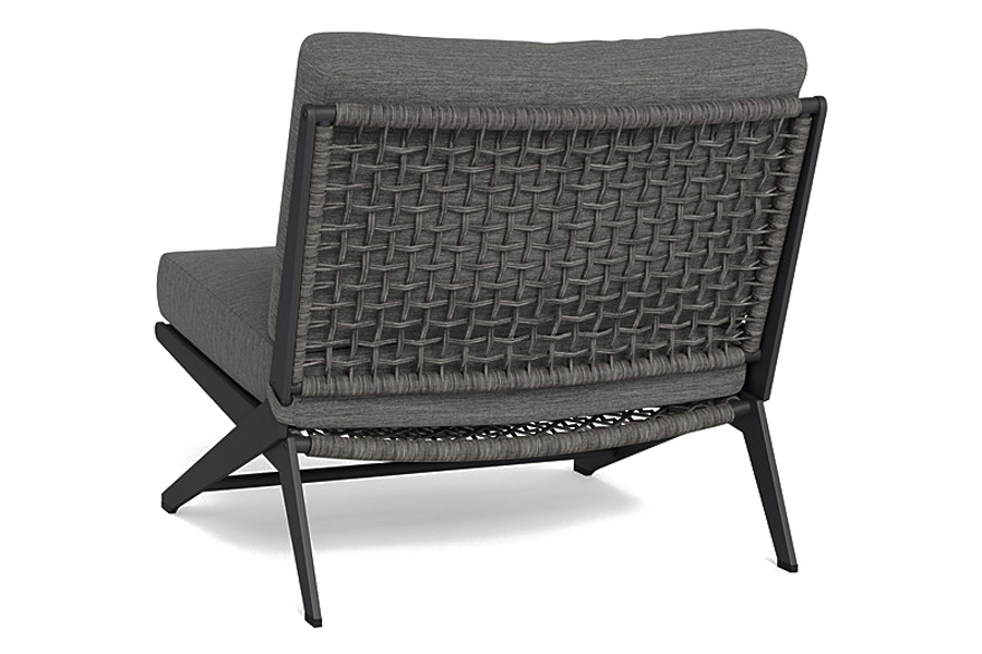 Harbour Loop Easy Chair - Aluminum Asteroid, Lisos Grafito