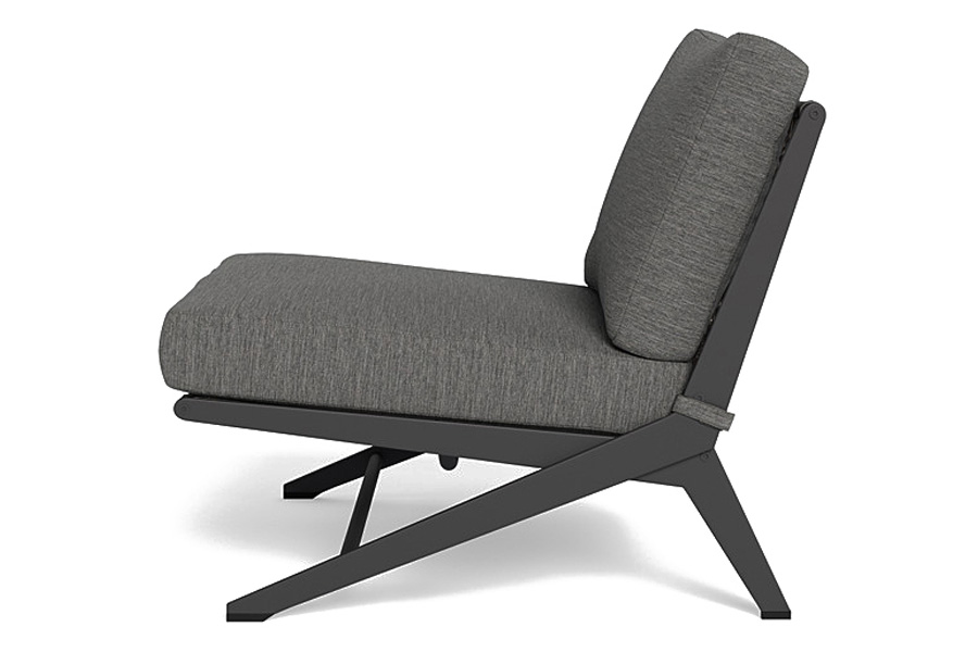 Harbour Loop Easy Chair - Aluminum Asteroid, Lisos Grafito