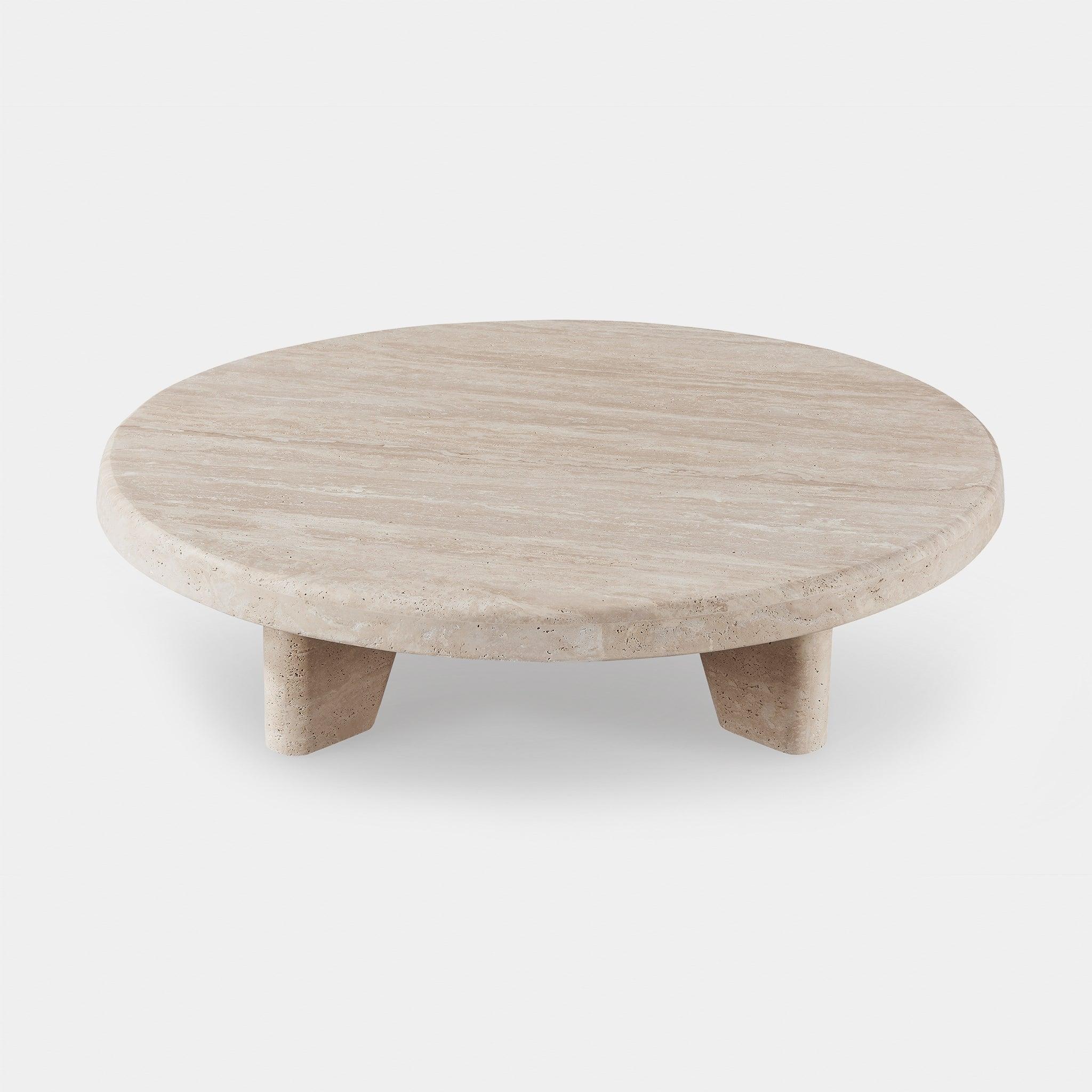 Harbour Lucca Round Coffee Table 47" - Marble Arabescato