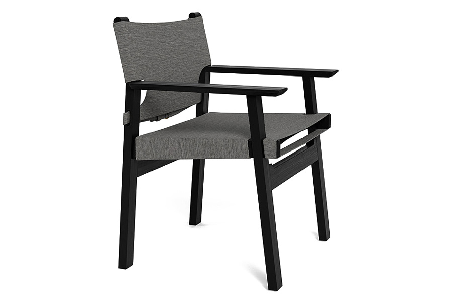 Harbour Mlb Dining Chair - Teak Natural, Copacabana Midnight