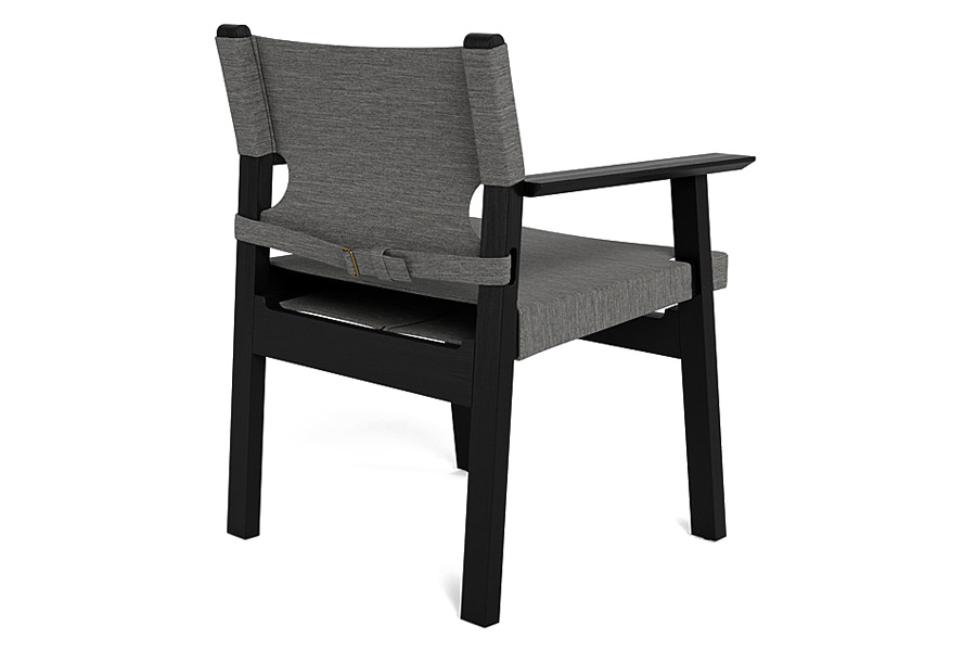 Harbour Mlb Dining Chair - Teak Natural, Copacabana Midnight