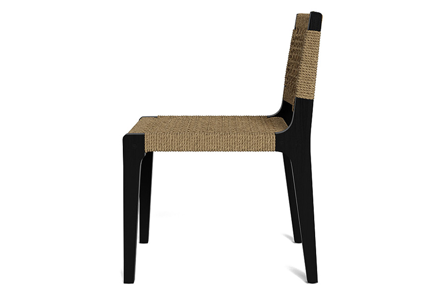 Harbour Mlb Armless Dining Chair - Teak Charcoal