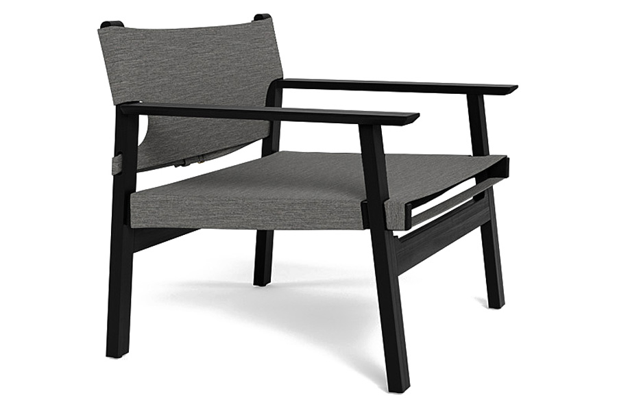 Harbour Mlb Lounge Chair - Teak Charcoal, Copacabana Midnight