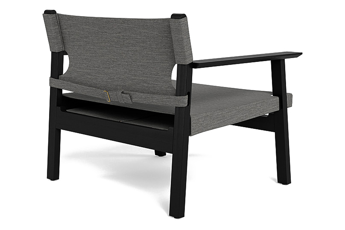 Harbour Mlb Lounge Chair - Teak Charcoal, Copacabana Midnight