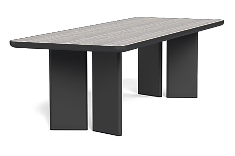 Harbour Moab 107" Rectangle Dining Table - Aluminum Bronze