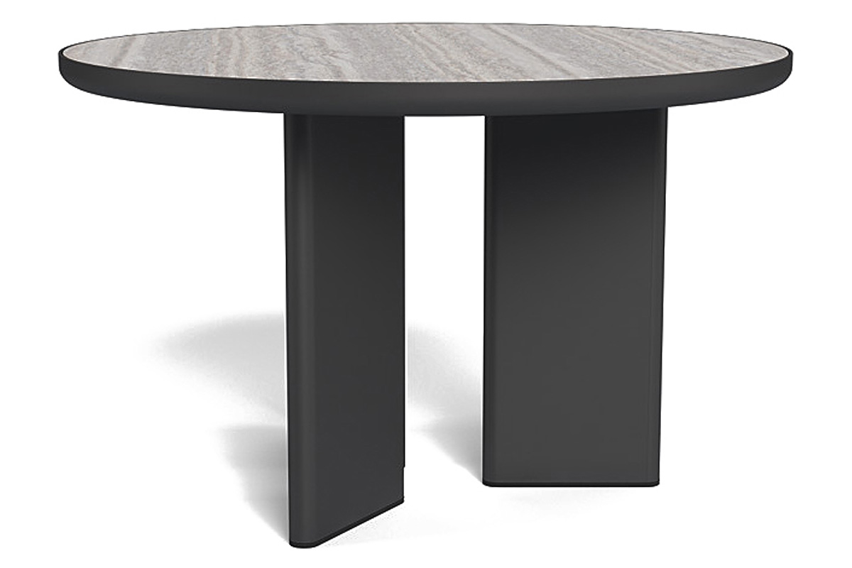 Harbour Moab 48" Round Dining Table - Aluminum Bronze