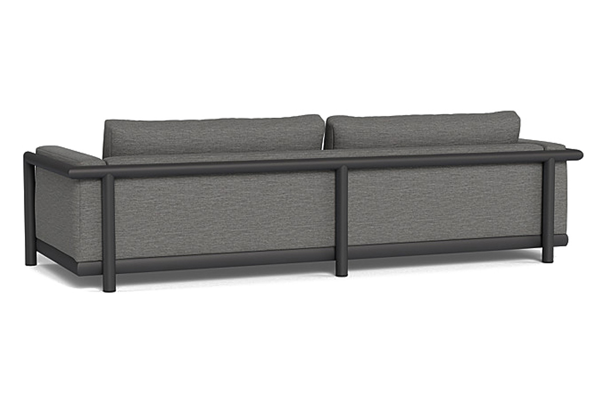 Harbour Moab Sofa 108" - Aluminum Bronze, Lisos Grafito