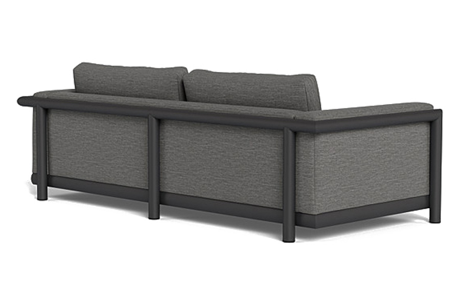 Harbour Moab Sofa 90" - Aluminum Asteroid, Lisos Piedra