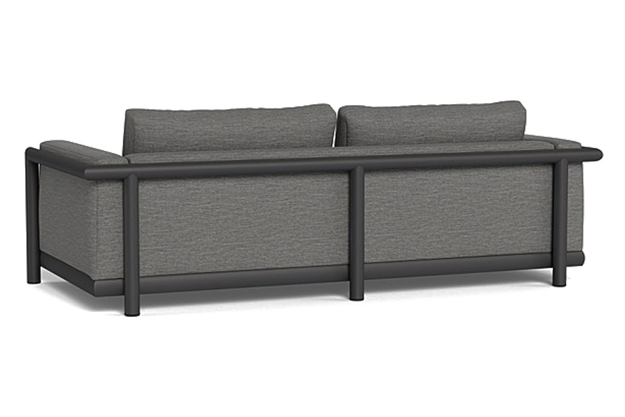 Harbour Moab Sofa 90" - Aluminum Asteroid, Panama Cloud