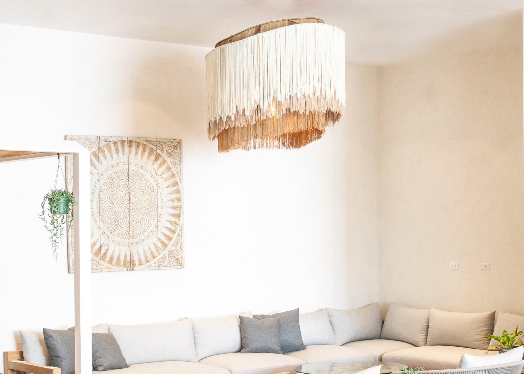 Harbour Medusa Chandelier - Rope Sand