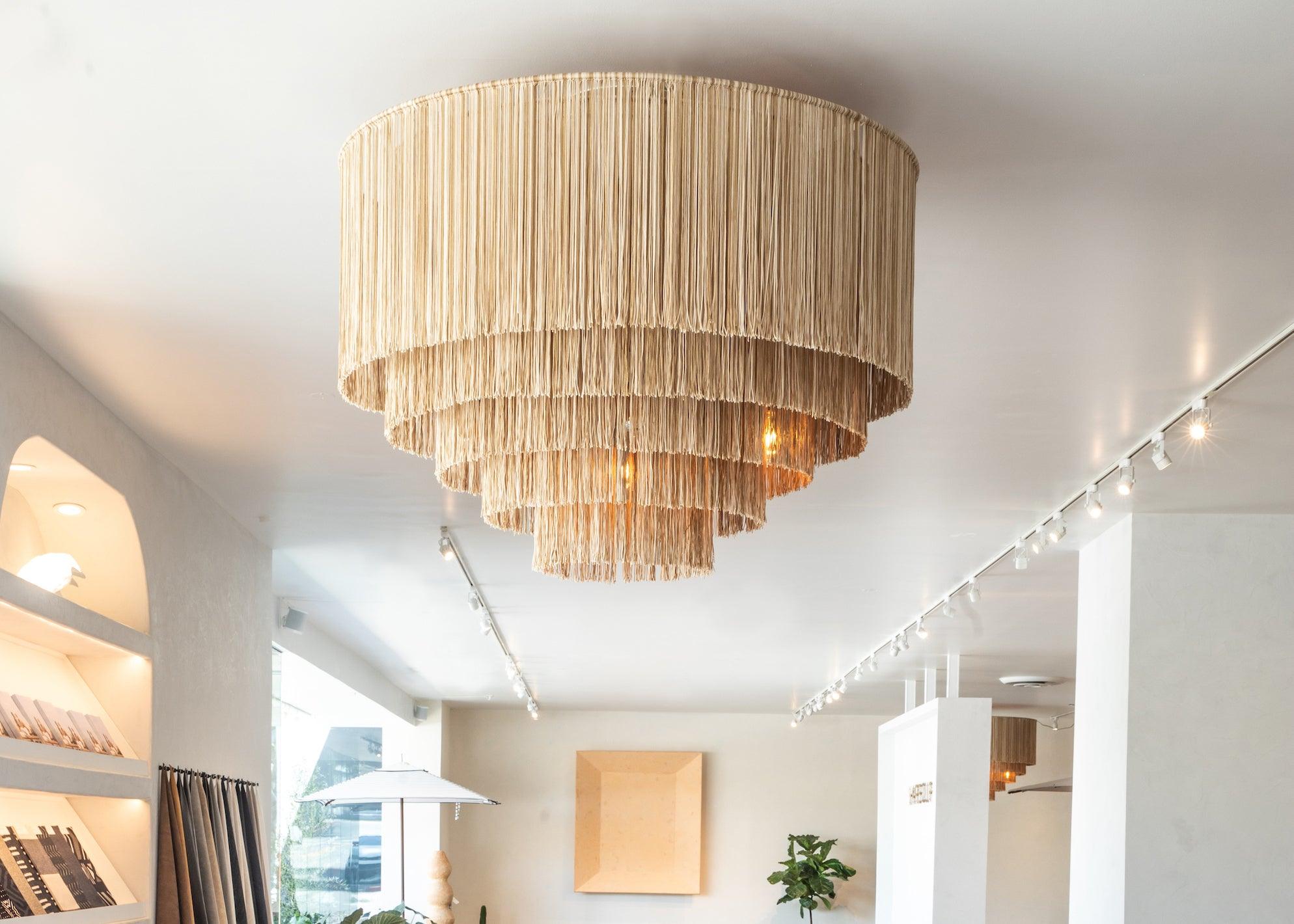 Harbour Redondo Chandelier - Rope Sand