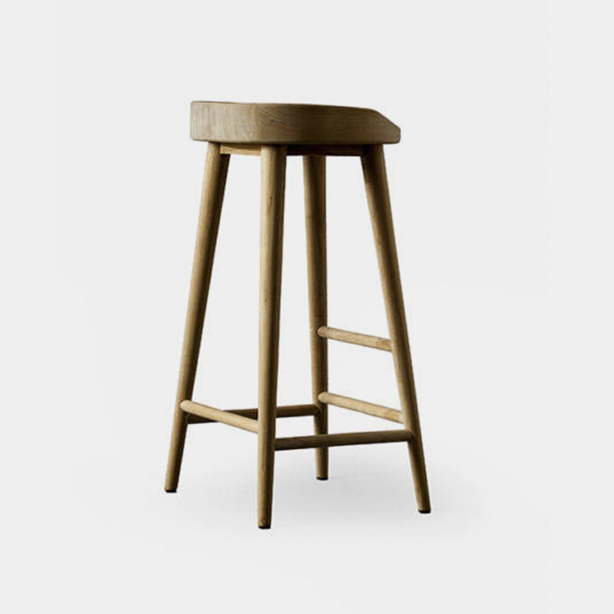 Harbour Noosa Backless Bar Stool - Teak Natural