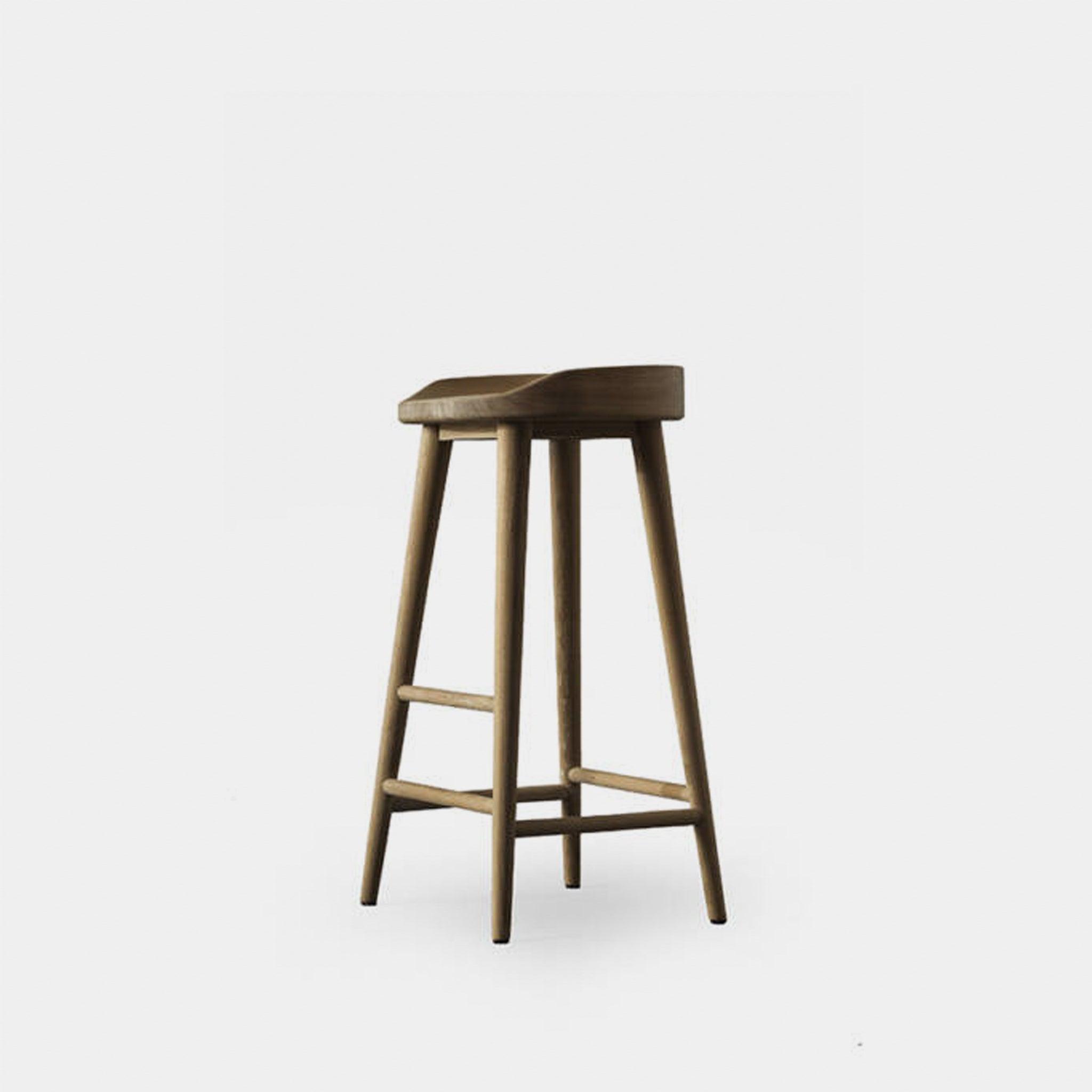 Harbour Noosa Backless Bar Stool - Teak Natural