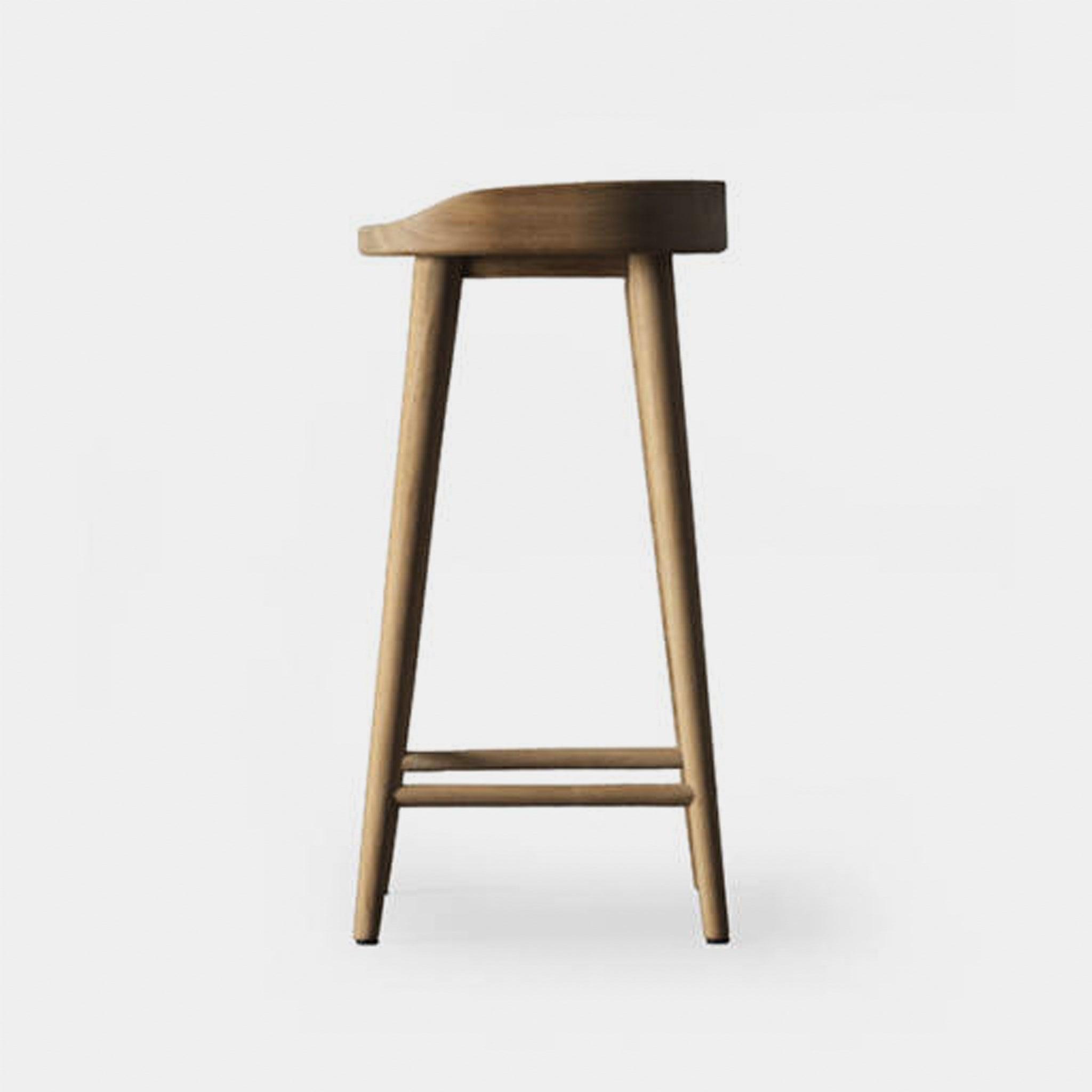 Harbour Noosa Backless Bar Stool - Teak Natural