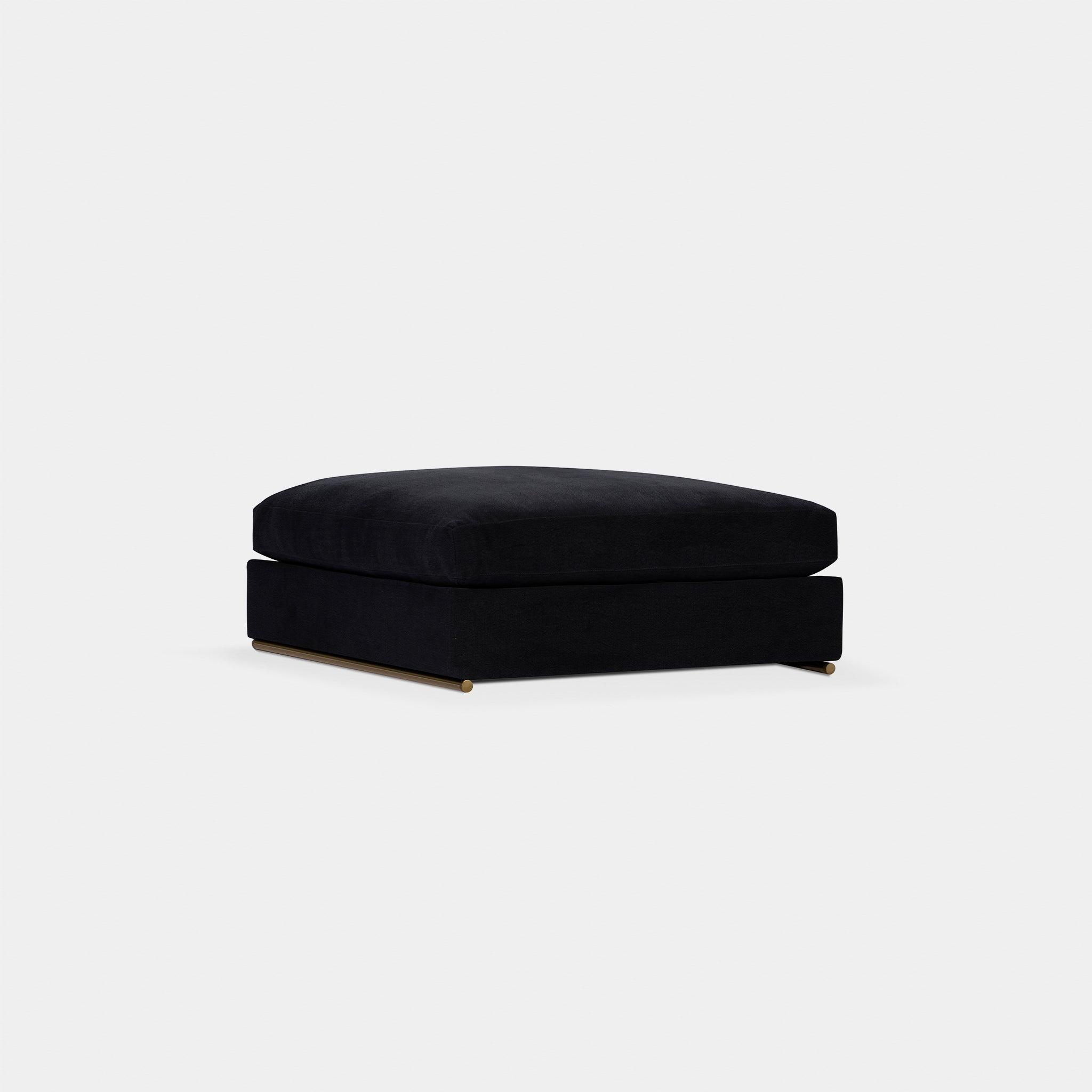 Harbour Ocean Ottoman - Boucle Stone