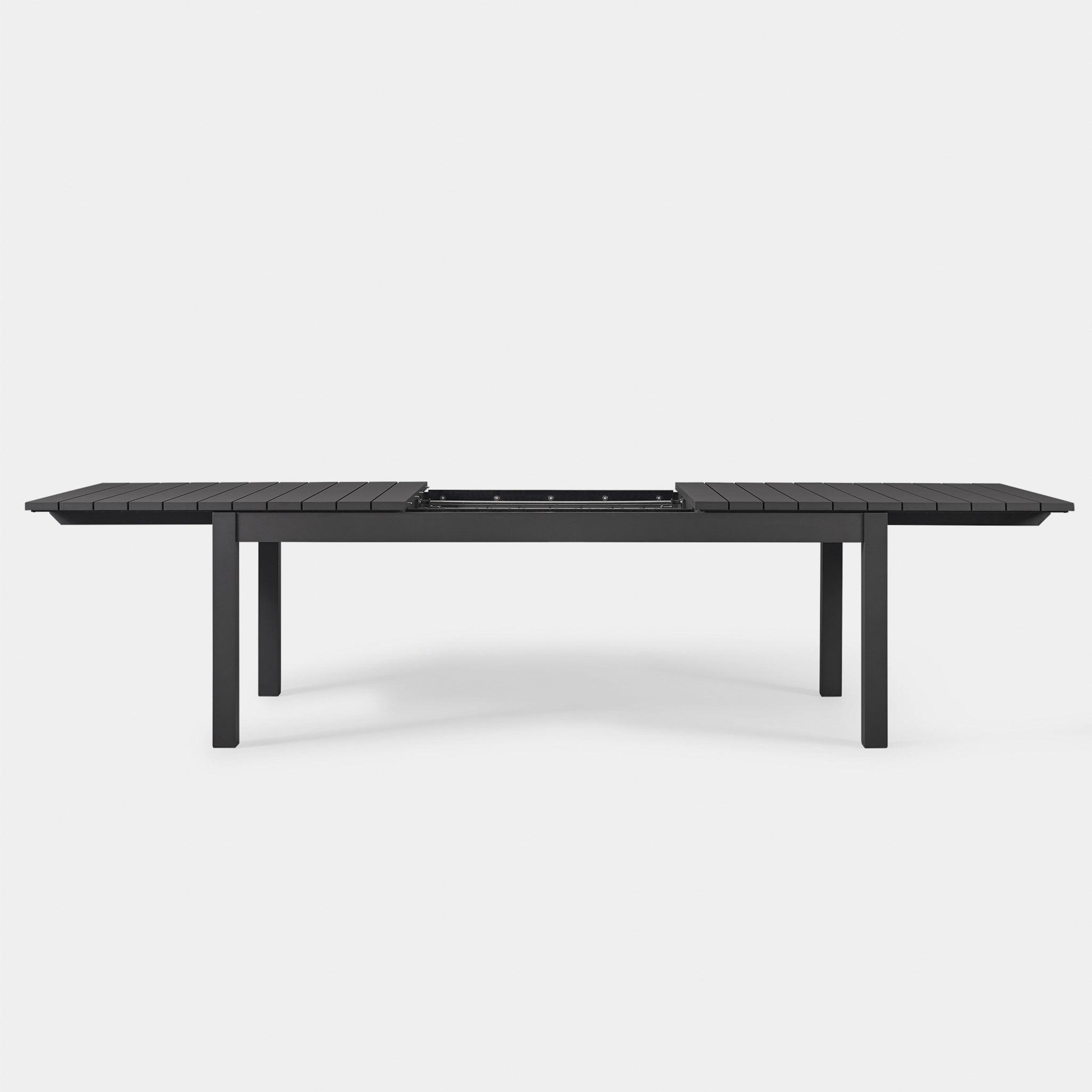 Harbour™ Pacific Aluminum Extension Dining Table - Aluminum White