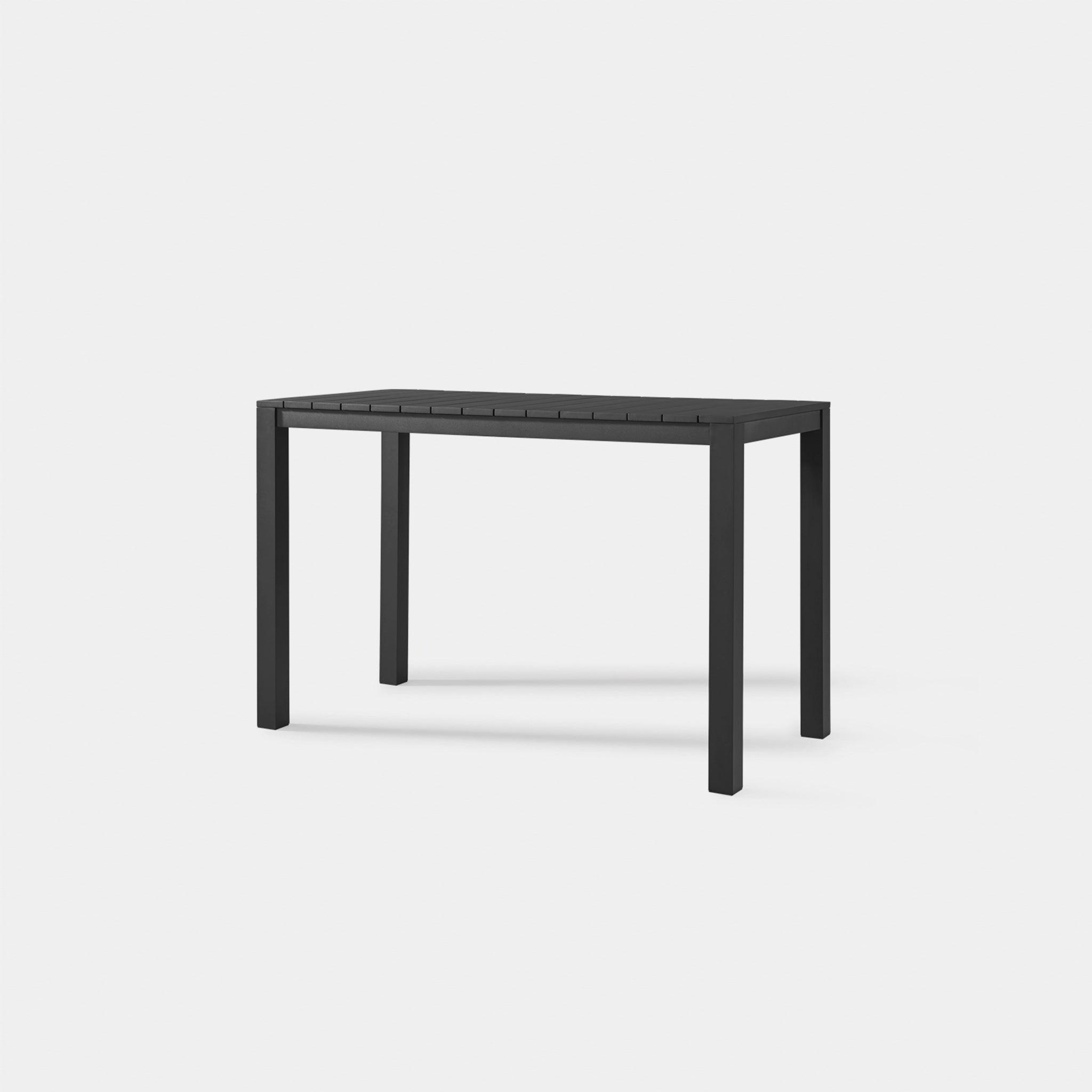 Harbour Pacific Aluminum Rectangle Bar Table - Aluminum Asteroid