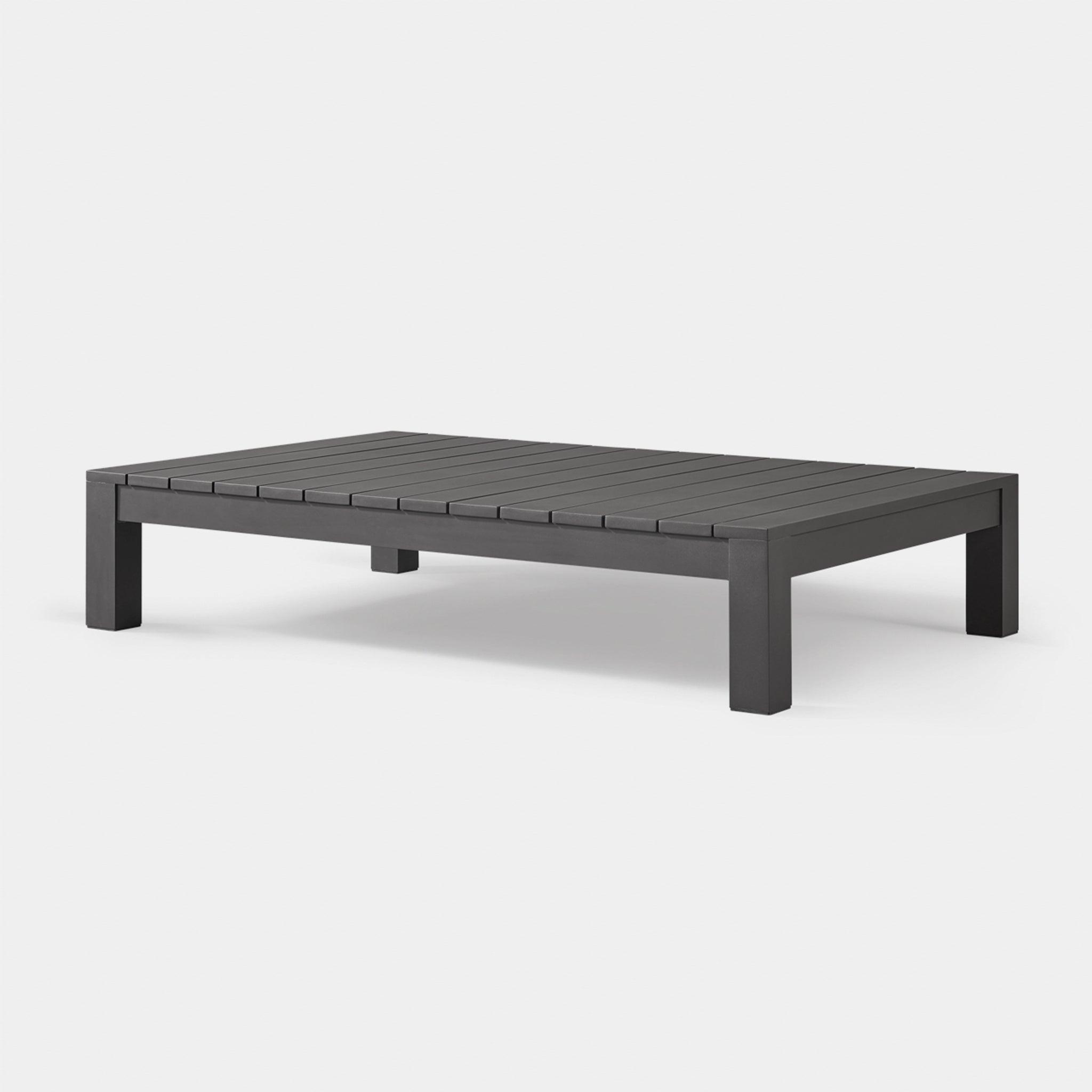 Harbour Pacific Aluminum Coffee Table - Aluminum White