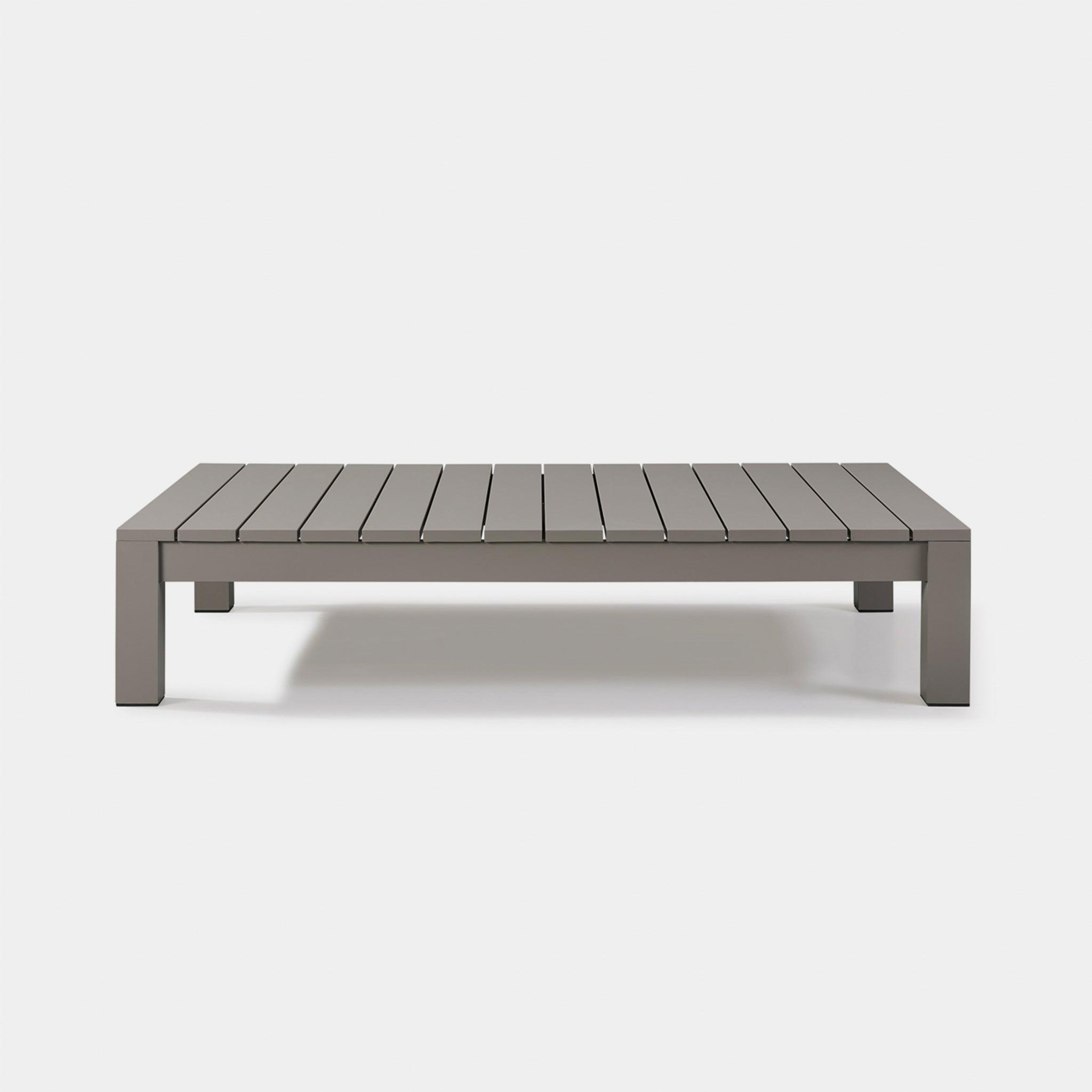 Harbour Pacific Aluminum Coffee Table - Aluminum White