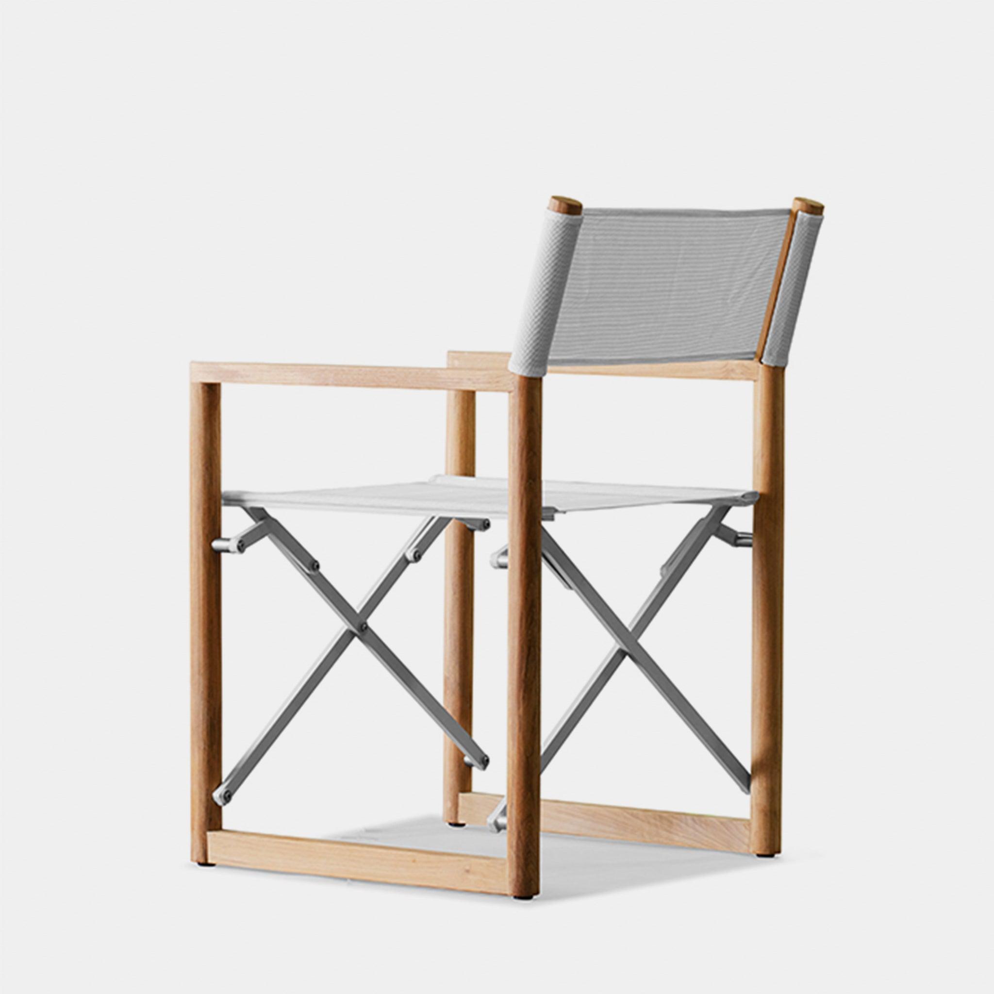 Harbour Pacific Dining Chair - Teak Charcoal, Batyline Silver