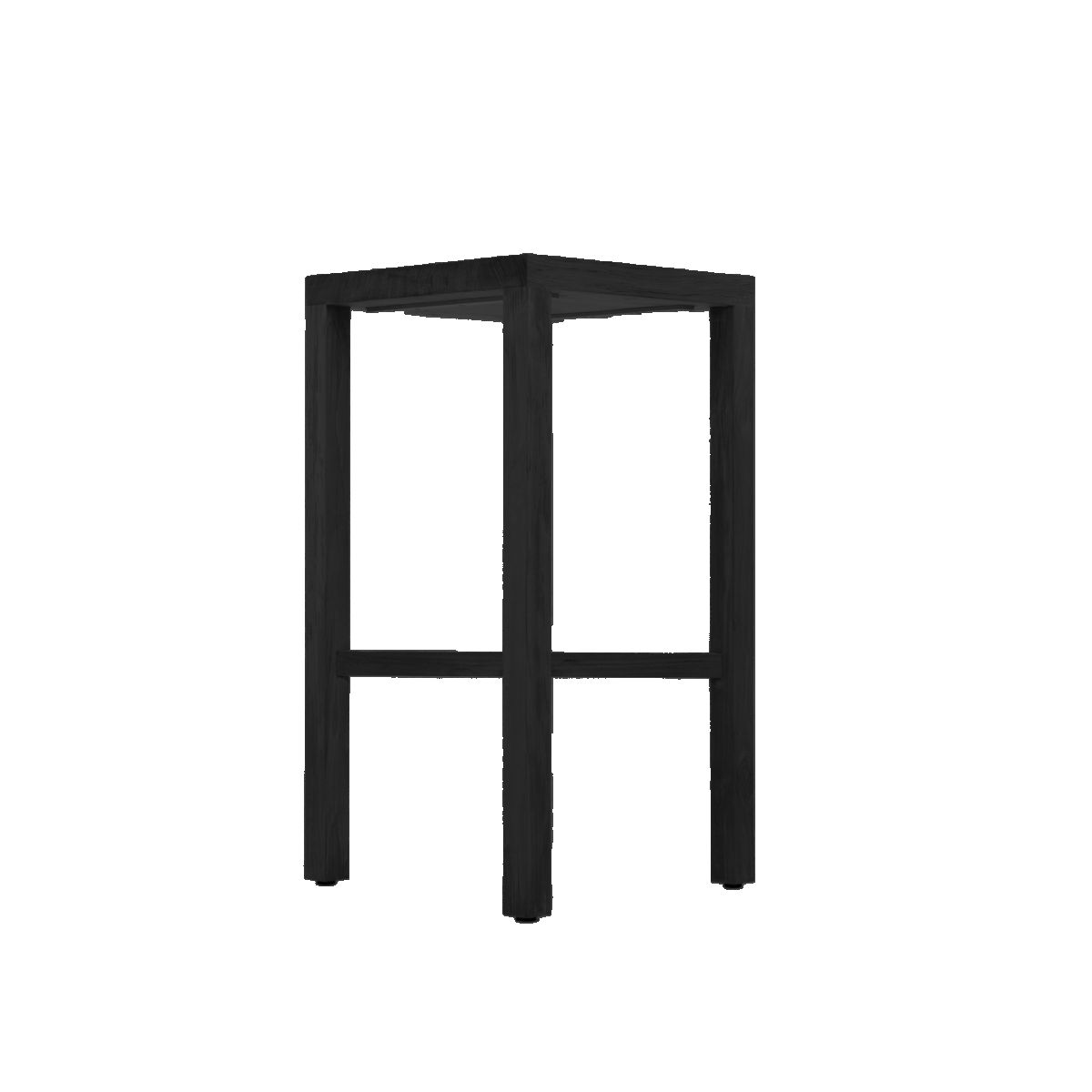 Harbour Pacific Backless Bar Stool - Teak Charcoal