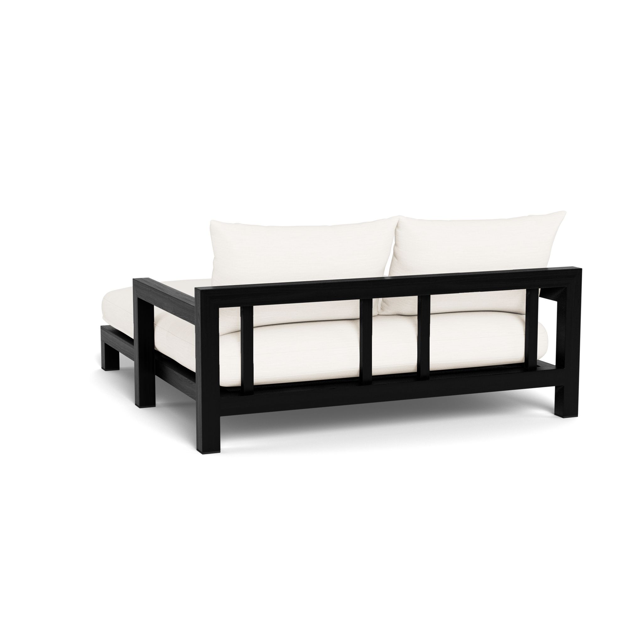 Harbour Pacific Daybed - Teak Charcoal, Panama Blanco, Batyline Black