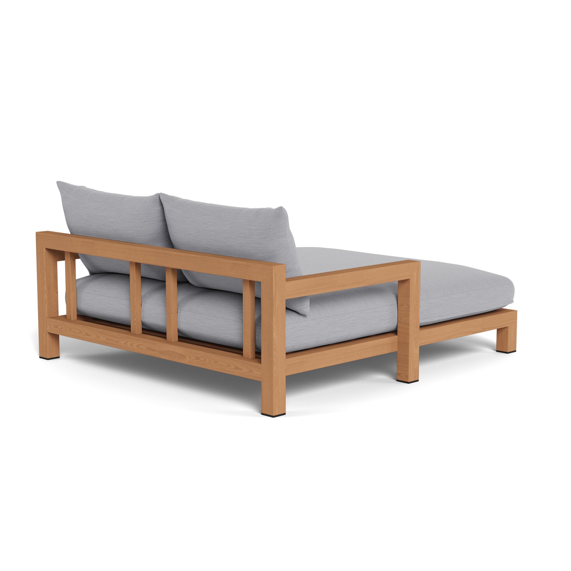 Harbour Pacific Daybed - Teak Natural, Panama Cloud, Batyline White