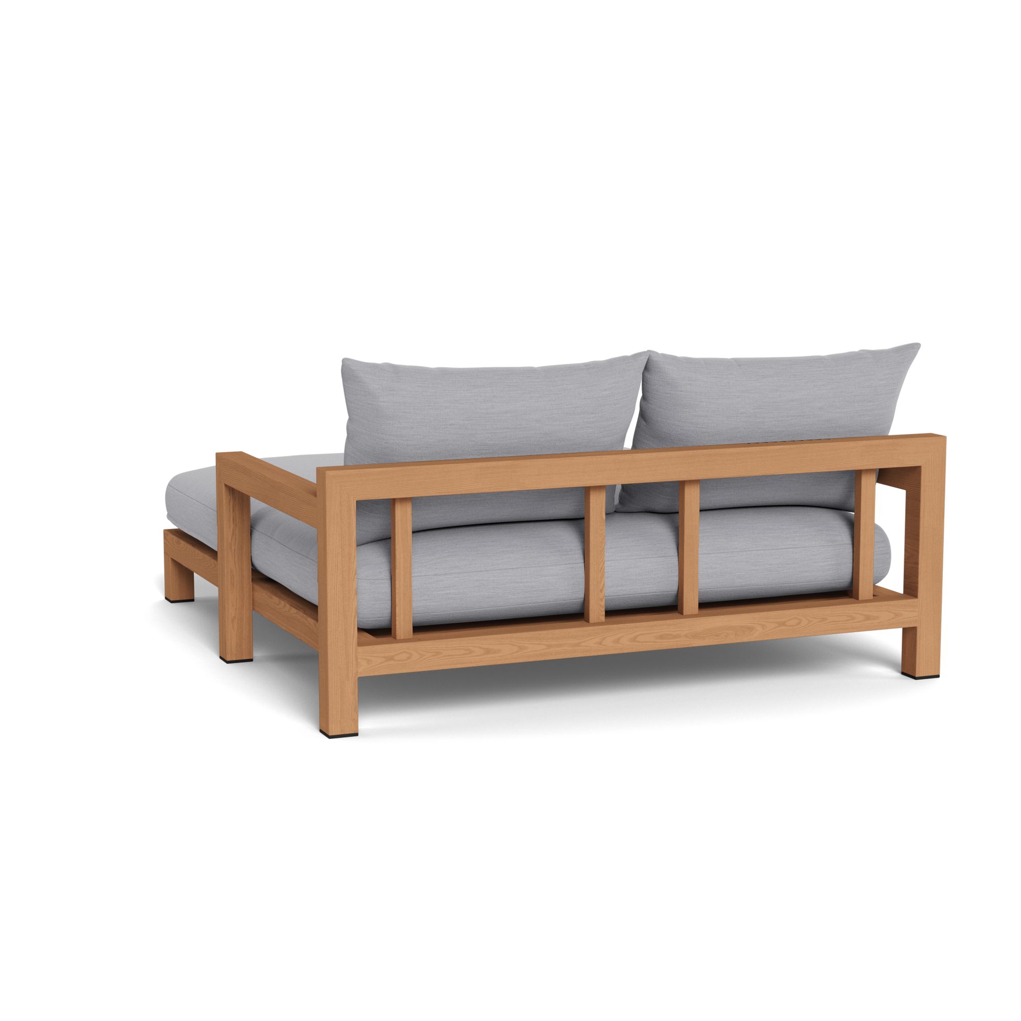 Harbour Pacific Daybed - Teak Natural, Panama Cloud, Batyline White