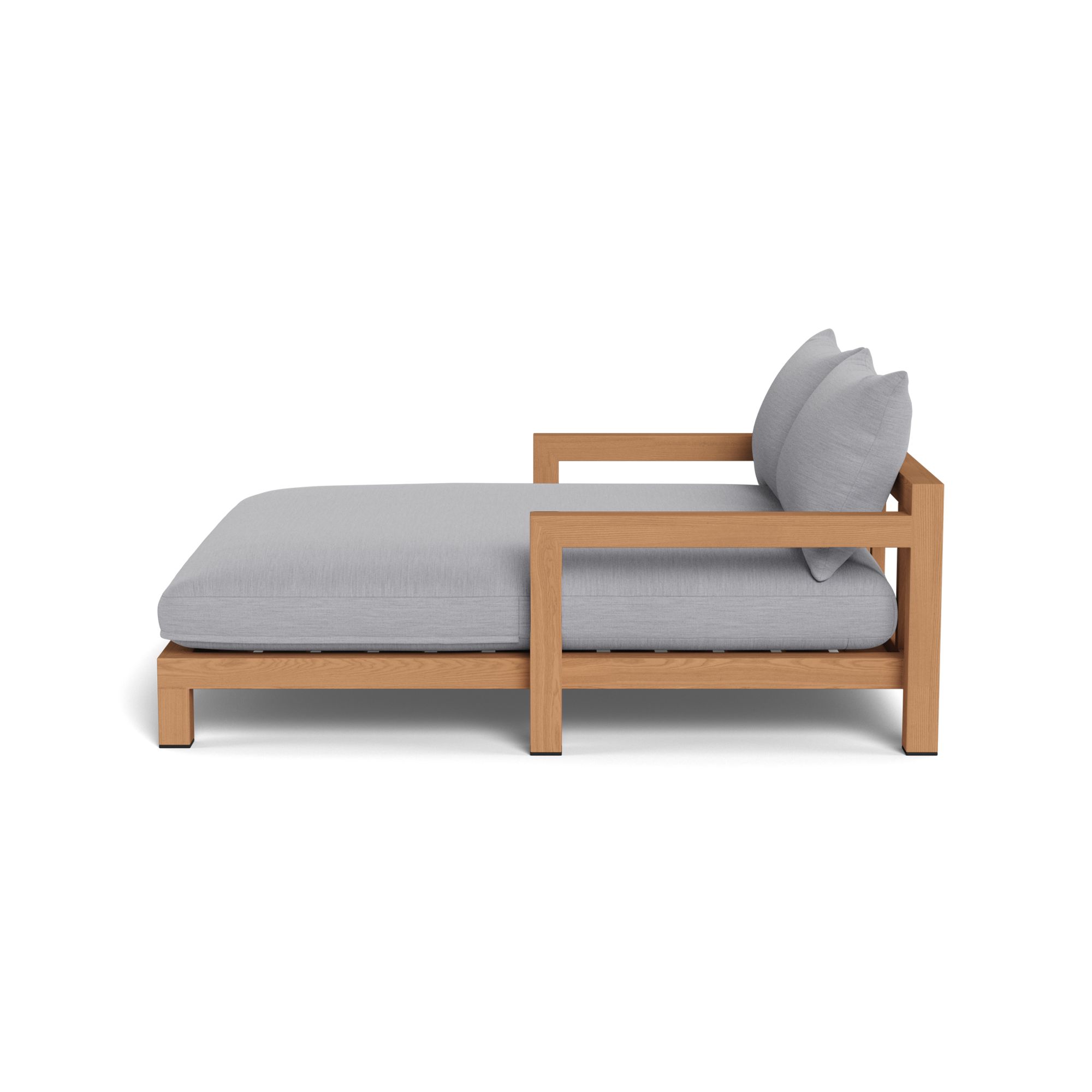 Harbour Pacific Daybed - Teak Natural, Panama Cloud, Batyline White