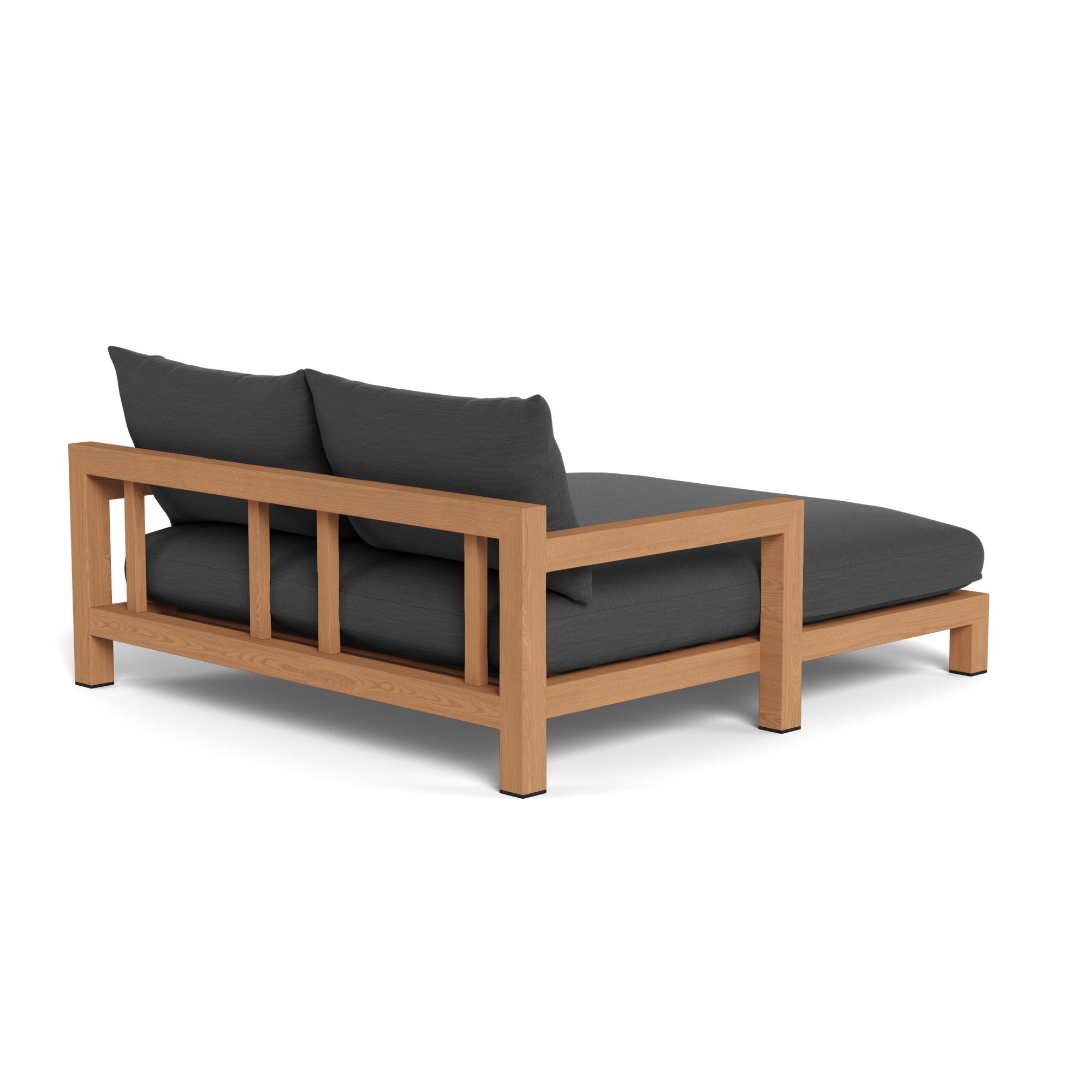 Harbour Pacific Daybed - Teak Natural, Panama Grafito, Batyline White