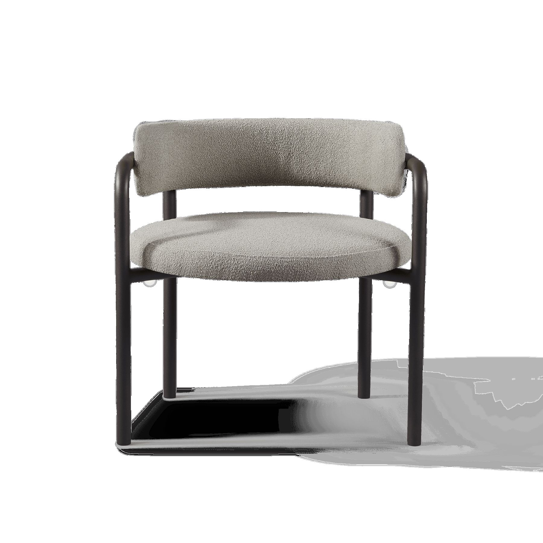 Harbour Porto Aluminum Club Chair - Aluminum Asteroid, Lisos Grafito