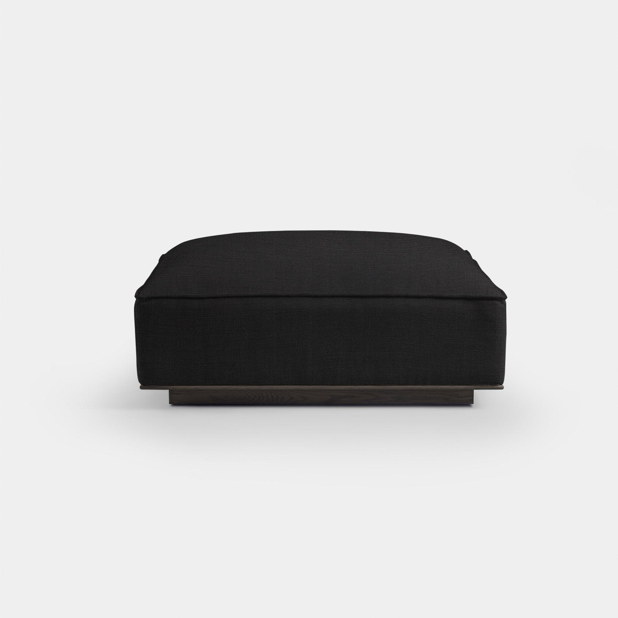 Harbour™ Santorini Ottoman - Oak Brown, Boucle Stone