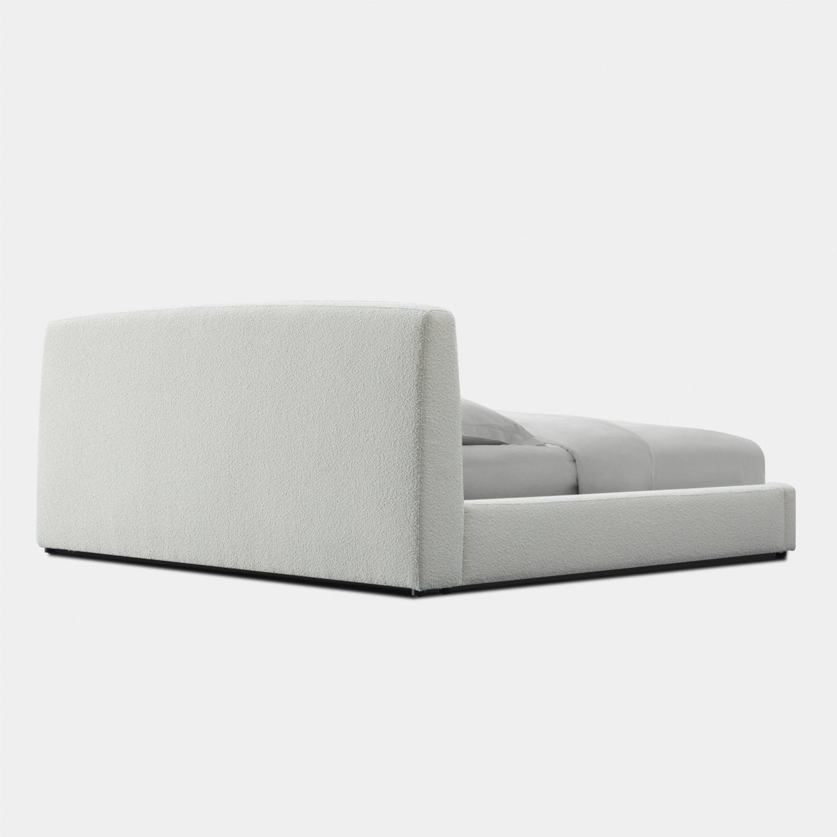 Harbour Santorini Queen Bed - Boucle Stone