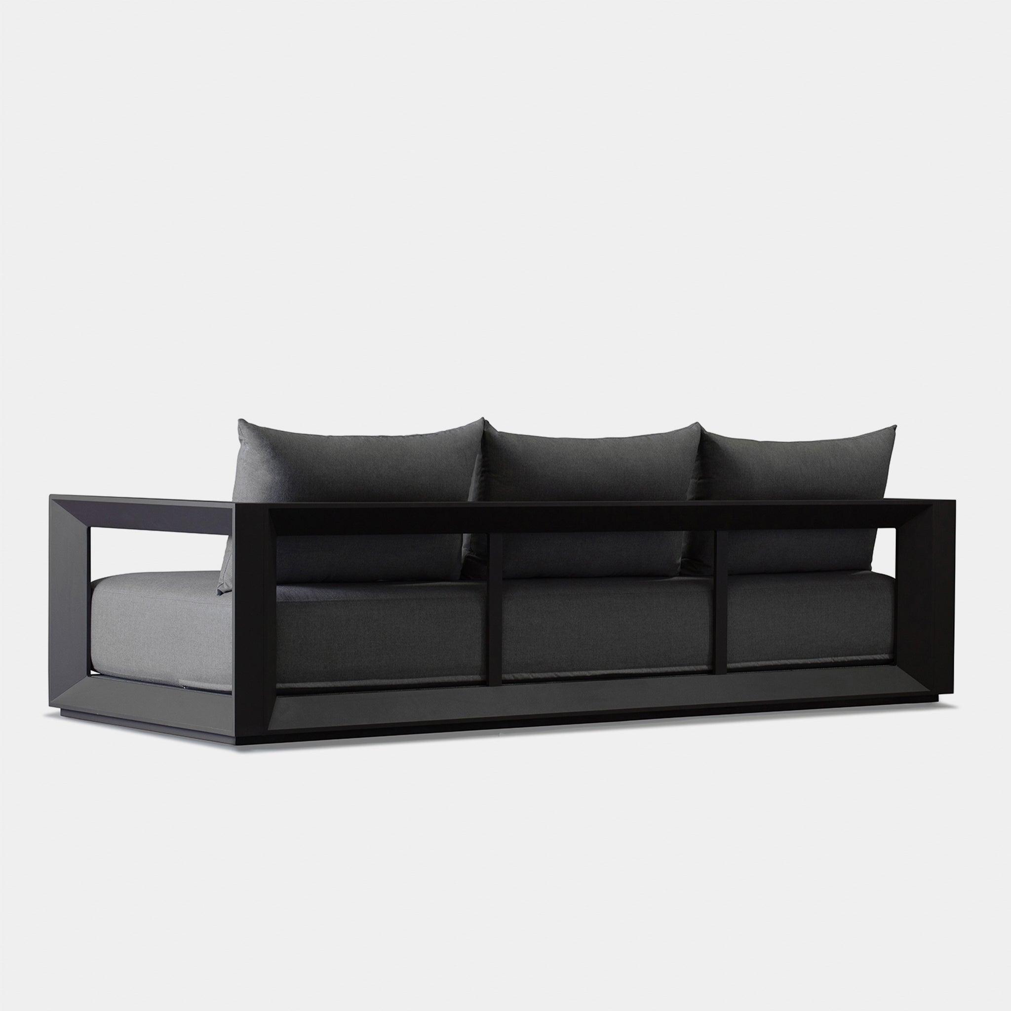 Harbour™ Vaucluse 3 Seat Sofa - Aluminum Asteroid, Siesta Indigo, Batyline Silver