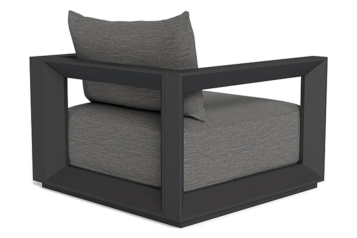 Harbour Vaucluse Lounge Chair - Aluminum Asteroid, Copacabana Midnight