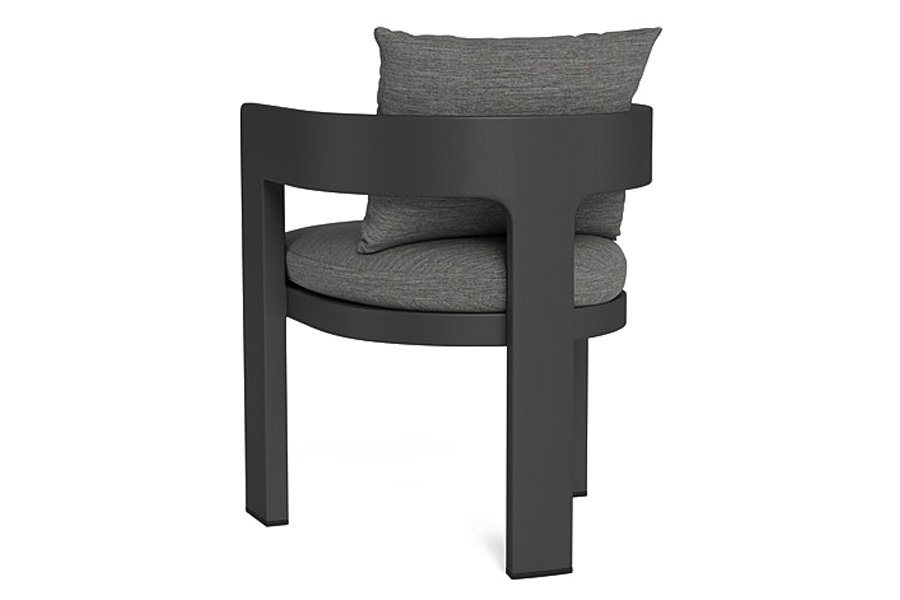 Harbour Victoria Dining Chair - Aluminum Asteroid, Cast Silver