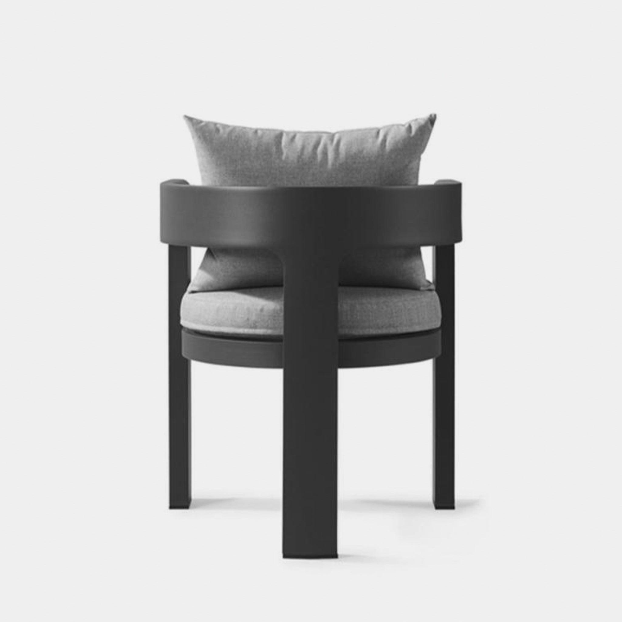 Harbour Victoria Dining Chair - Aluminum Asteroid, Siesta Indigo