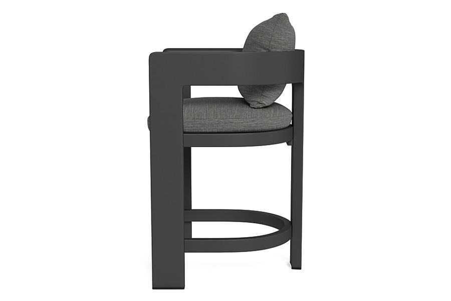 Harbour Victoria Counter Stool - Aluminum Asteroid, Lisos Grafito