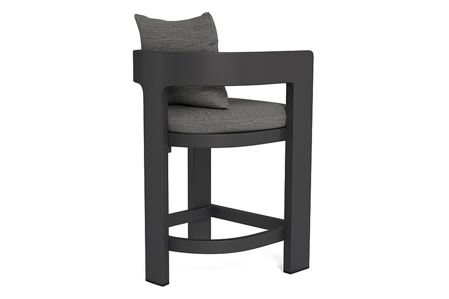 Harbour Victoria Counter Stool - Aluminum Asteroid, Copacabana Midnight