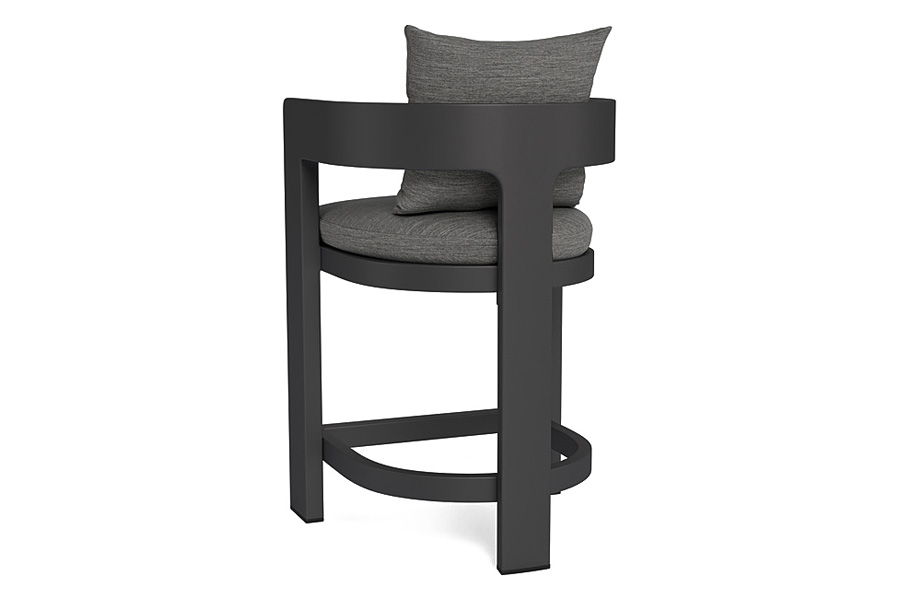 Harbour Victoria Counter Stool - Aluminum Asteroid, Copacabana Midnight