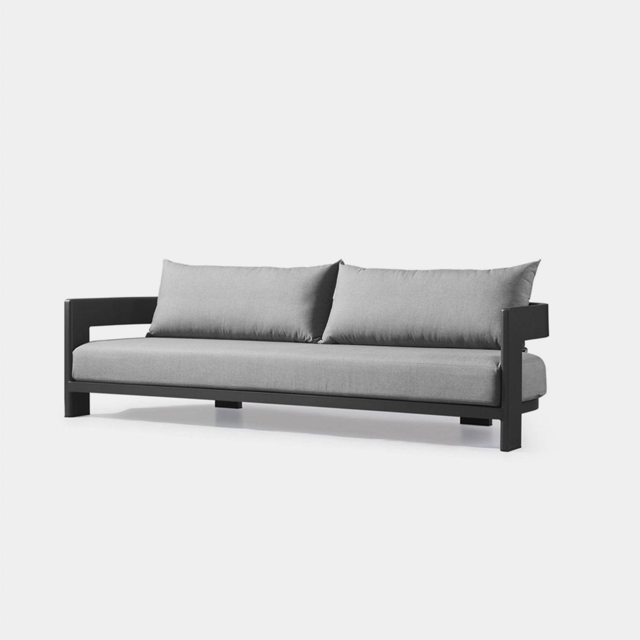 Harbour Victoria 3 Seat Sofa - Aluminum Asteroid, Siesta Indigo