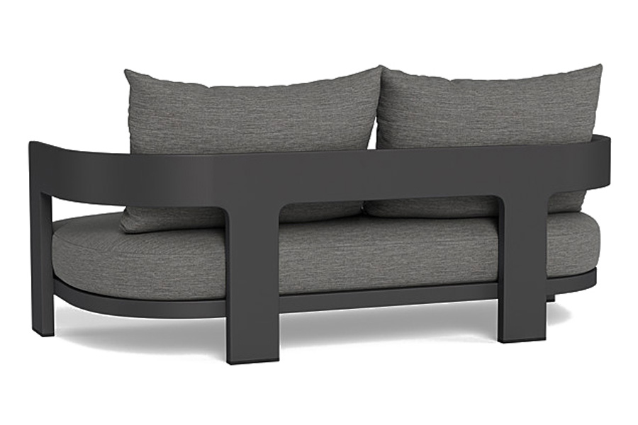 Harbour Victoria 2 Seat Sofa - Aluminum Asteroid, Lisos Grafito