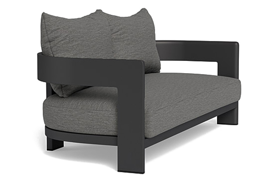 Harbour Victoria 2 Seat Sofa - Aluminum Asteroid, Cast Slate