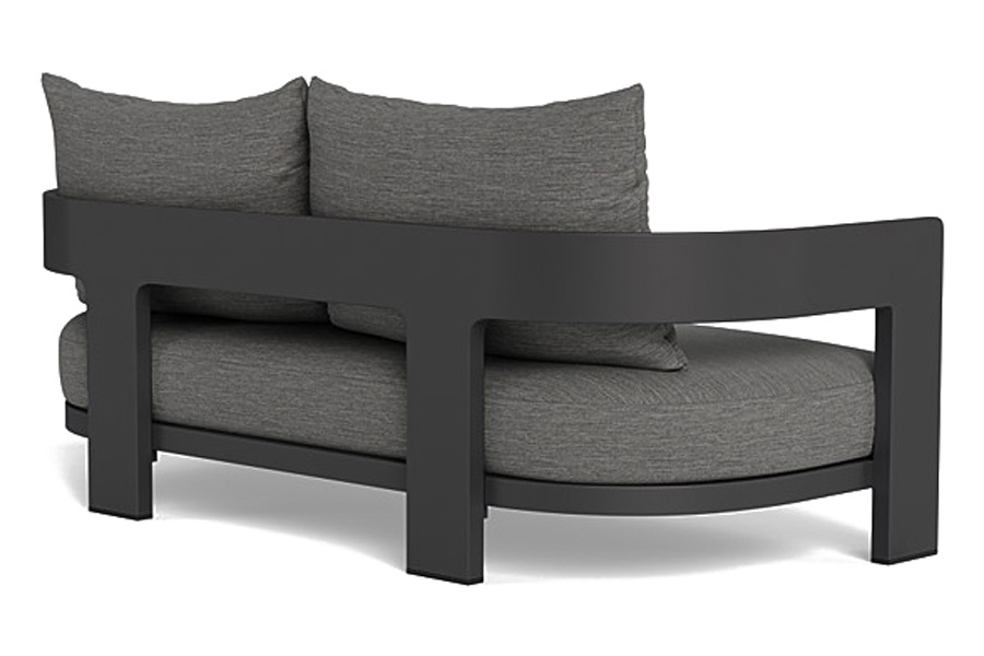 Harbour Victoria 2 Seat Sofa - Aluminum Asteroid, Cast Slate