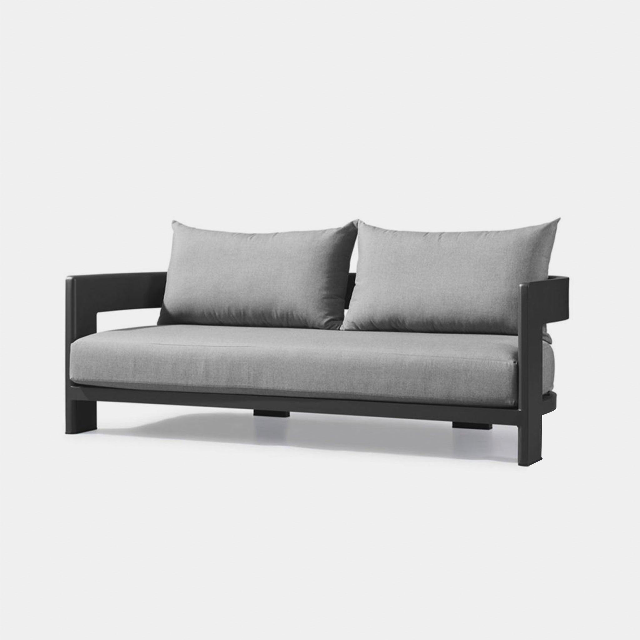 Harbour Victoria 2 Seat Sofa - Aluminum Asteroid, Siesta Indigo